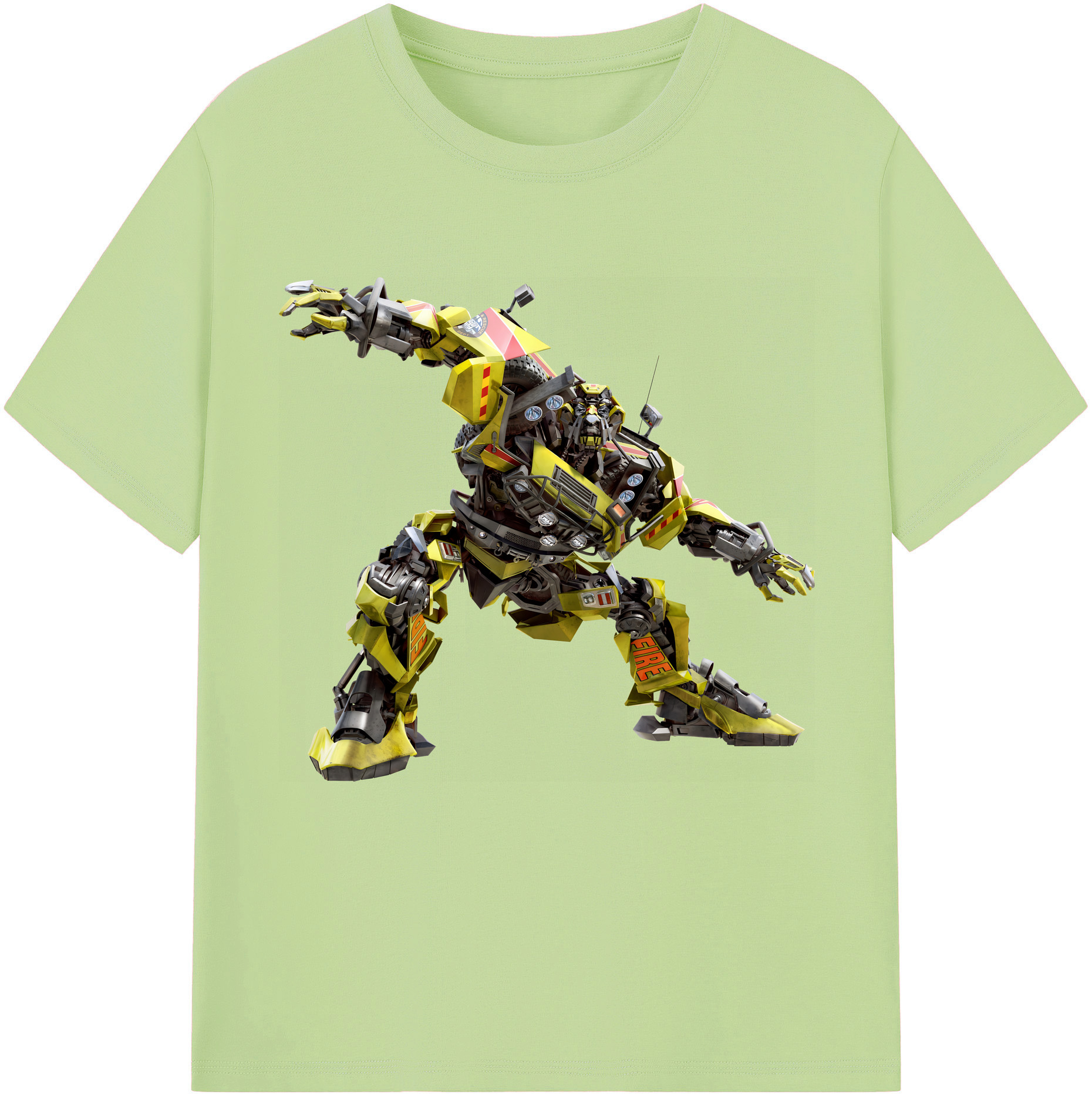 （画像用） Transformers トランスフォーマー 綿100％半袖Tシャツ（フロントプリント）